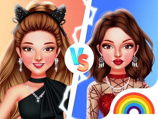 Celebrity Fashion Battle - browser game screenshot