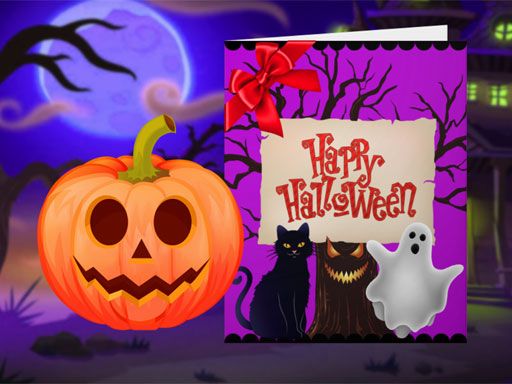 Happy Halloween - Princess Card Designer - browser game screenshot