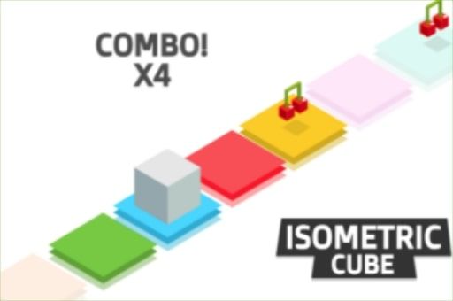 Isometric Cube - browser game screenshot