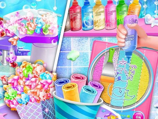 Ice Cream Summer Fun - browser game screenshot