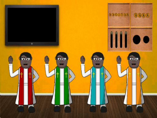 Evil Nun Escape - browser game screenshot
