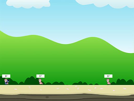 Worm Battle - browser game screenshot