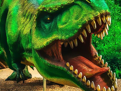 Dino Park Jigsaw Dino Park Jigsaw - browser game screenshot