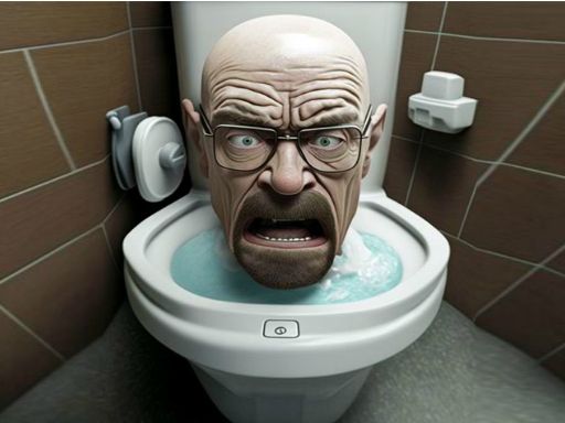 Funny Skibidi Toilet Face - browser game screenshot