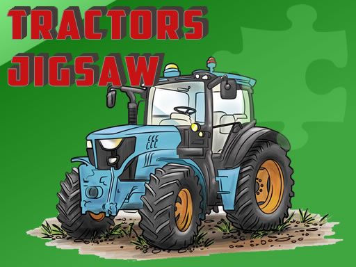 Tractors Jigsaw - browser game screenshot