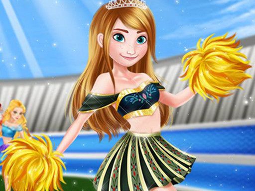 Cheerleader Girl Anna - browser game screenshot