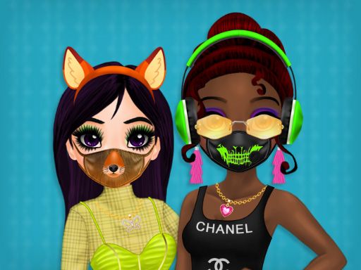 Princess Design Masks - browser game screenshot