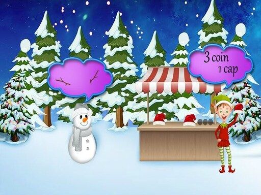 Find the Christmas Cap - browser game screenshot