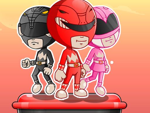 power rangers adventure dash - browser game screenshot