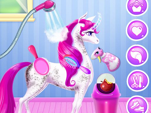 My Unicorn Magic Horse - browser game screenshot