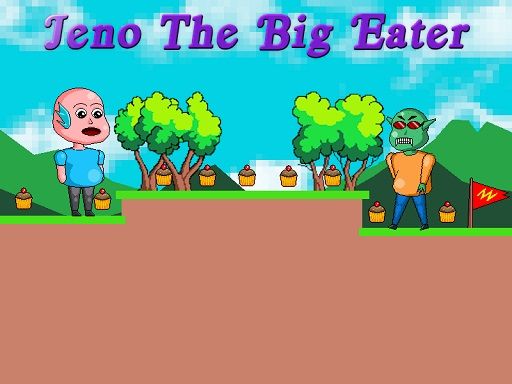 Jeno The Big Eater - browser game screenshot