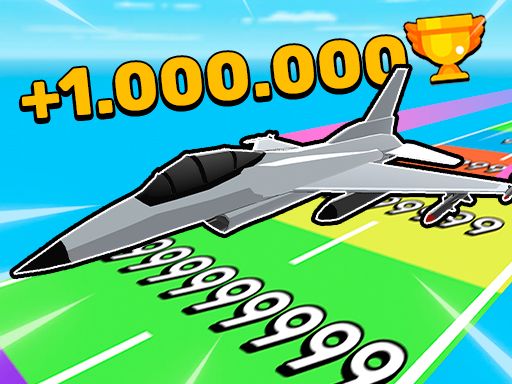 Obby: Fly the Farthest in an Airplane - browser game screenshot