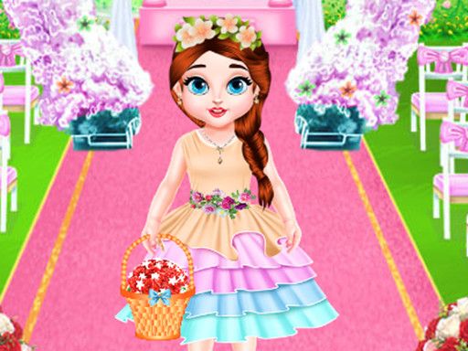 Baby Taylor Wedding Flower Girl - browser game screenshot