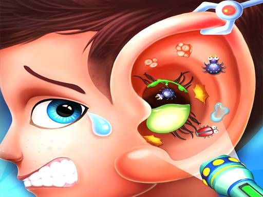 Ear Doctor games for kids - browser game screenshot