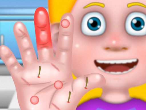 Hand  Doctor For Kids - browser game screenshot
