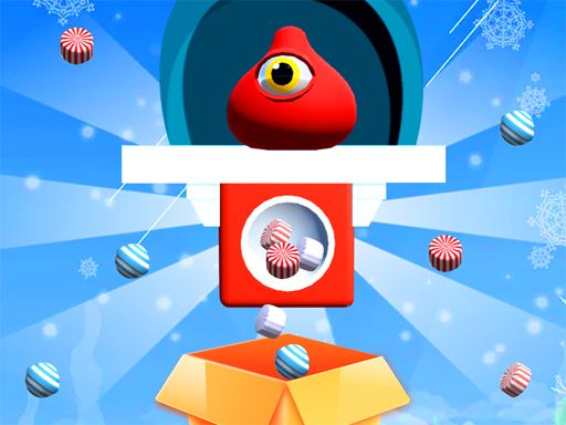 Christmas Candy Escape 3D - browser game screenshot