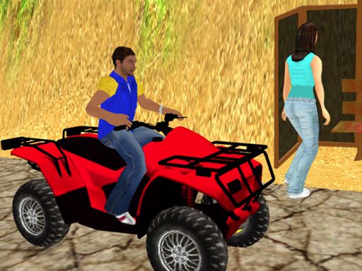 Traffic Racer Quad Bike Game - browser game screenshot