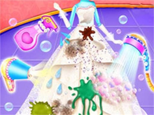 Princess Wedding Cleaning Game - browser game screenshot