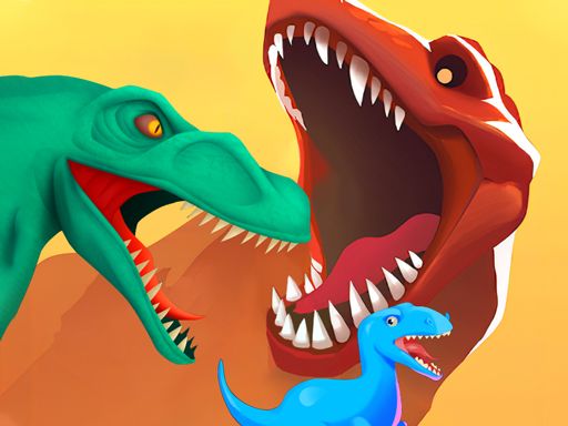 Dino Evolution 3d - browser game screenshot