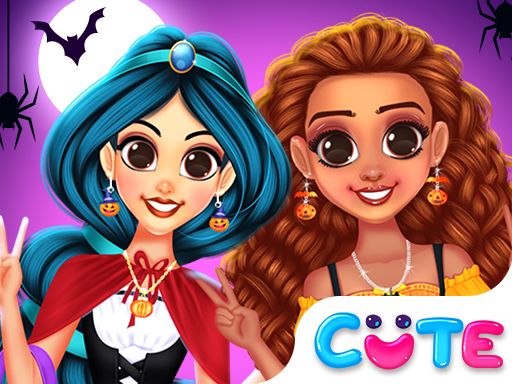 Princess Happy Halloween Party - browser game screenshot