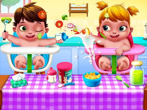 Babysitter Daycare - browser game screenshot