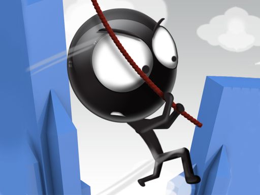 Stickman jumping - browser game screenshot