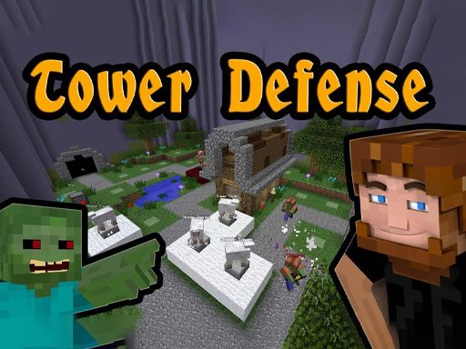 Minecraft: Tower Defense - browser game screenshot