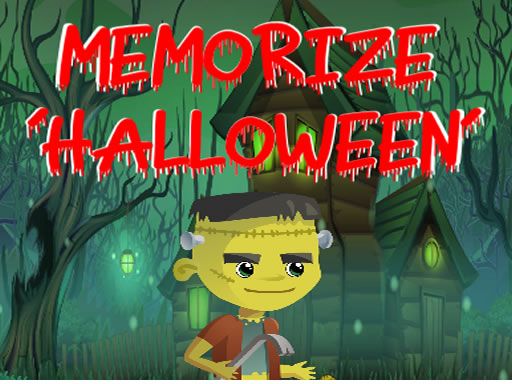 memorize Halloween - browser game screenshot