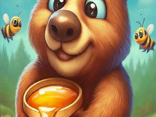 Bee Bear Honey - browser game screenshot