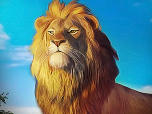 Angry Lion Sim City Attack - browser game screenshot