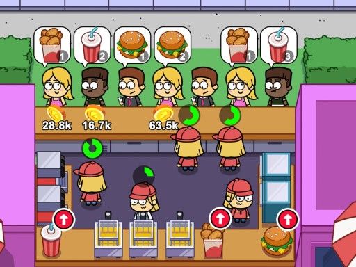 Idle Restaurant Tale - browser game screenshot
