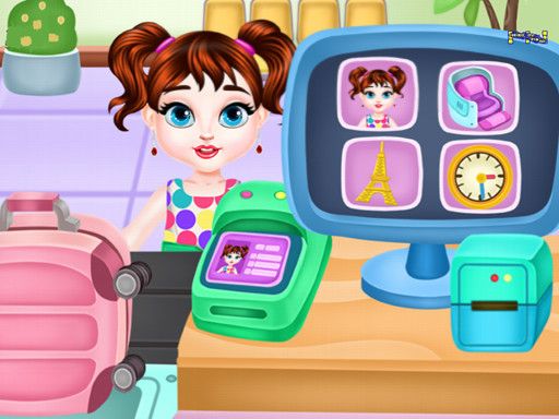 Baby Taylor Airport Travel - browser game screenshot