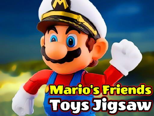 Mario's Friends Toys Jigsaw - browser game screenshot