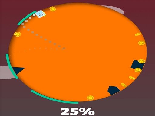Blocky Circle Jumping - browser game screenshot