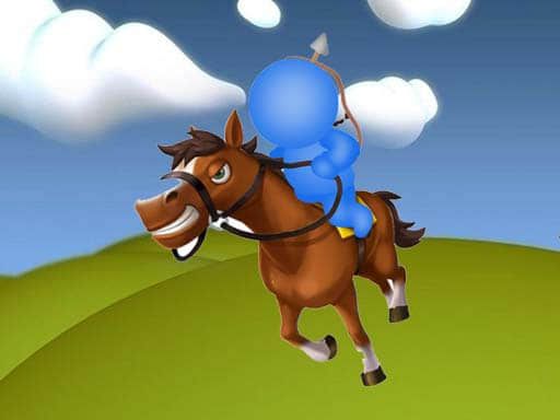Archery cowboy - browser game screenshot