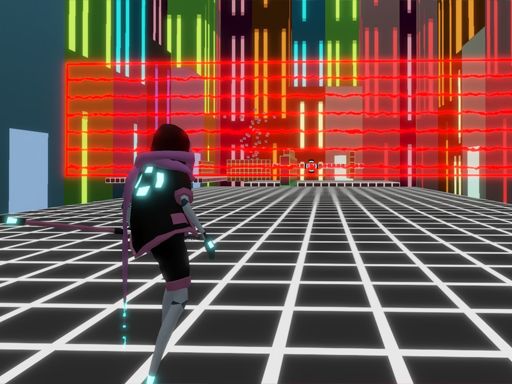 Neon Blade Impetus - browser game screenshot