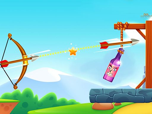 Archery Bottle Shoot - browser game screenshot