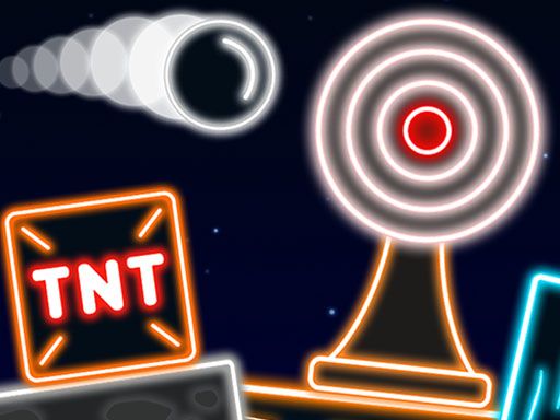 Neon Shot - browser game screenshot