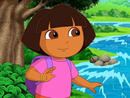 Dora the Explorer Slide Dora the Explorer Slide - browser game screenshot