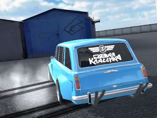 Lada Russian Car Drift - browser game screenshot