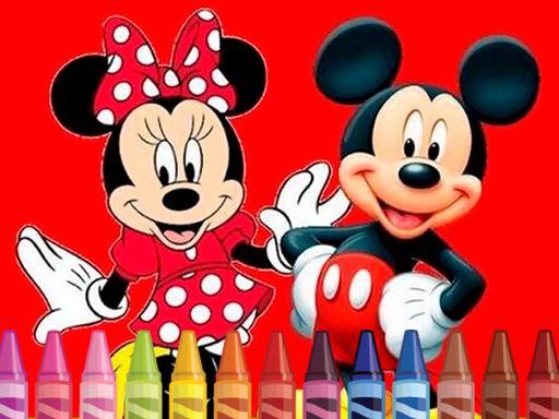 Mickey Mouse Coloring - browser game screenshot
