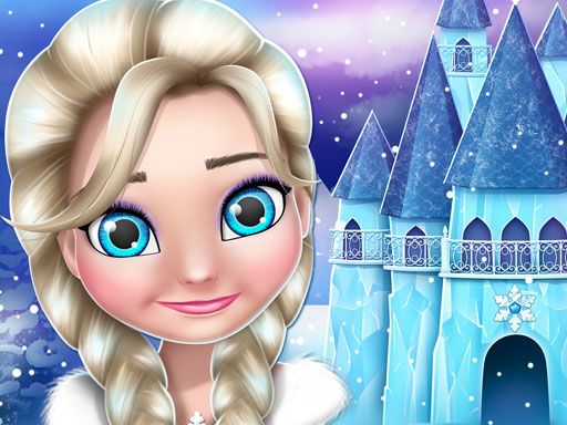 Ice Princess Doll House Design and Decoration Game - browser game screenshot
