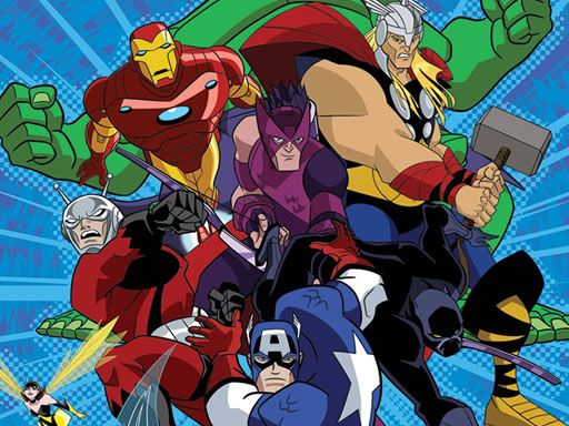 Avengers Coloring - browser game screenshot