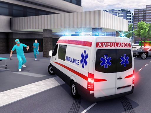 Ambulance Simulator 3D - browser game screenshot