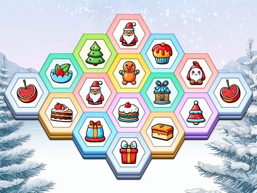 Holiday Hex Sort Holiday Hex Sort - browser game screenshot