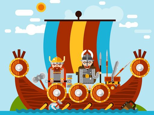 Spartan And Viking Warriors Memory - browser game screenshot