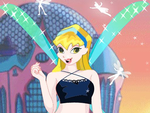 Stella Fairy Girl Dress up - browser game screenshot