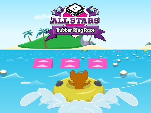 All Stars: Rubber Ring Race - browser game screenshot