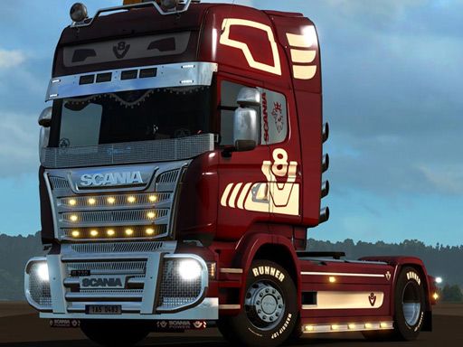 Truck Match3 - browser game screenshot