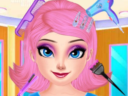 Princess Crazy Hair Challenge - browser game screenshot